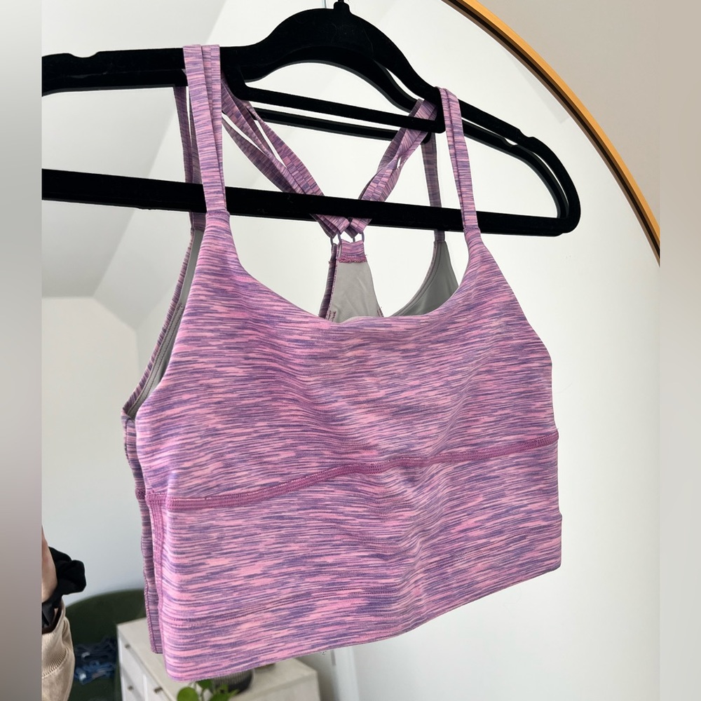 Soft pink outdoor voices workout sports bra/crop. Size XS